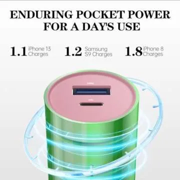 Portable Power Bank 5000mAh for iPhone and Android