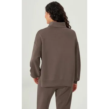 ODODOS Modal Soft Turtleneck Sweatshirt for Women