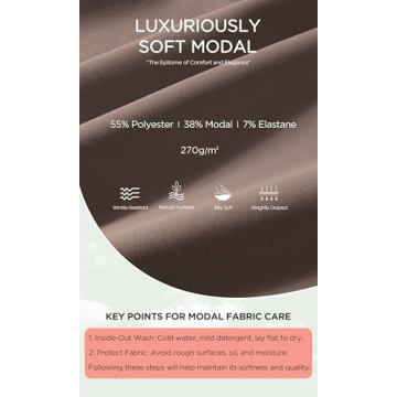 ODODOS Modal Soft Turtleneck Sweatshirt for Women