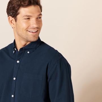 Comfortable Amazon Essentials Men's Oxford Shirt