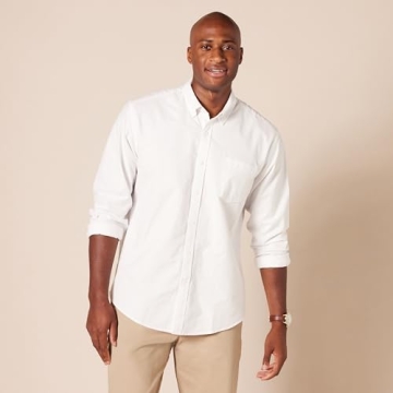 Comfortable Amazon Essentials Men's Oxford Shirt