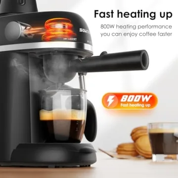 SOWTECH Espresso Coffee Machine Capable of 1-4 Cups for Coffee Lovers