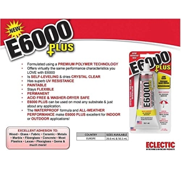 E6000 Multi-Purpose Clear Glue for All Your Projects