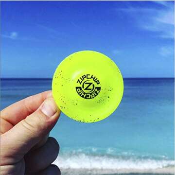 ZipChip - The Original Mini Flying Disc - Made in USA - Lightweight & Pocket-Sized for Outdoor Fun