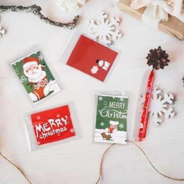 SOMIOCO Clear Cellophane Bags Self Adhesive Treat Bags Cello Cookie Bags Small Self Sealing Plastic gift Bags 1.4 Mil for Bakery Candies Candle Soap Card 200 Pcs 3 x 4In