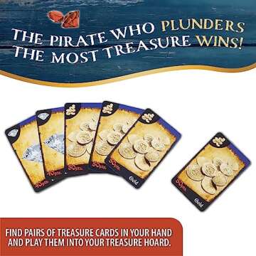 Don't Touch My Booty, The Pirate Plundering Party Game, Cover Your Buried Treasure, Easy to Learn Ga...