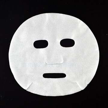 GBSTORE 100 Pcs DIY White Color Natural Spa Skin Care Skin Fiber Paper Pre-cut Facial Paper Sheet Facial Mask