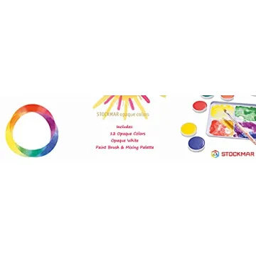 Stockmar Opaque Color Box - Set of 12 High-Quality Paints