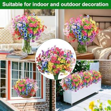 Ouddy Decor Artificial Flowers for Indoor and Outdoor