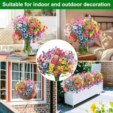 Ouddy Decor Artificial Flowers for Indoor and Outdoor