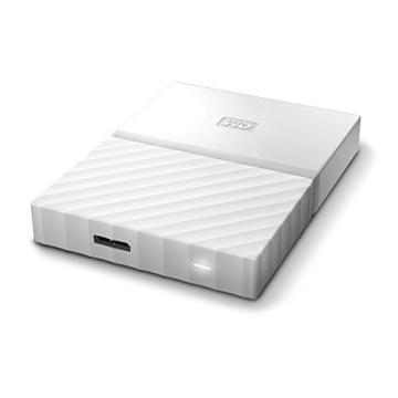 WD 2TB White My Passport Portable Hard Drive - USB 3.0