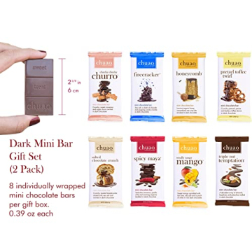 Chuao Chocolatier Mini Dark Chocolate Bars Gift Boxes