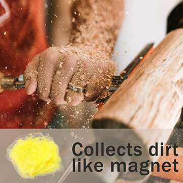 S&F STEAD & FAST Tack Cloth for Painting, 15-pc Premium Tack Cloths for Removing Dust from Woodworking, Tac Cloths/Tack Rag Bulk Set, 18"x36", Tack Rags for Staining, Automotive