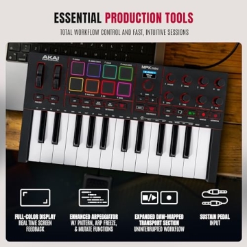 Akai Professional MPK Mini IV - Ultimate MIDI Controller for All