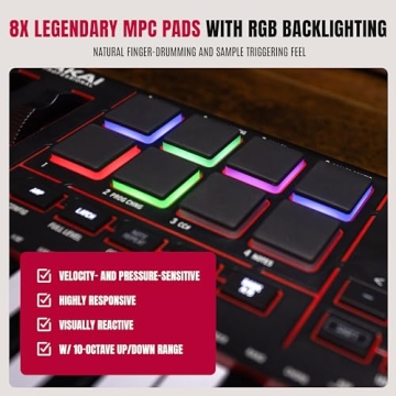 Akai Professional MPK Mini IV - Ultimate MIDI Controller for All