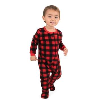 Cozy Family Matching Fleece Pajamas for Kids and Adults
