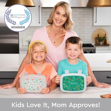 Leak-Proof Bento Lunch Box for Kids Age 3-7