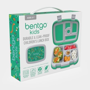Leak-Proof Bento Lunch Box for Kids Age 3-7