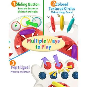 Yetonamr Baby Sensory Montessori Toys for 6-12-18 Months, Pull String Silicone Teething Toy, Stocking Stuffers Birthday Gift Travel Toy for 1 2 Year Old Boy Girl Infant Toddlers 8 9 10 Months Old