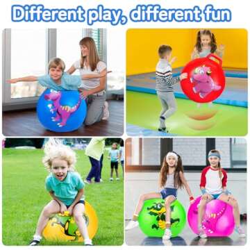 Hymaz Dinosaur Bounce Balls for Kids - Fun & Active Play