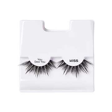 KISS Halloween Lash Drip False Eyelashes, Spiky X Boosted Volume, Unique Wet Look Hydrated Effect, M...