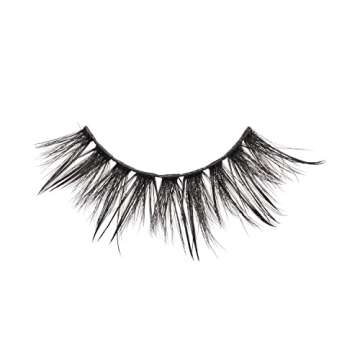 KISS Halloween Lash Drip False Eyelashes, Spiky X Boosted Volume, Unique Wet Look Hydrated Effect, Multi-Length Rewearable Fake Eyelashes, Wispy Crisscross Lash Pattern, Style ‘You Dew You’, 1 Pair, Packaging May Vary
