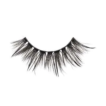 KISS Halloween Lash Drip False Eyelashes, Spiky X Boosted Volume, Unique Wet Look Hydrated Effect, Multi-Length Rewearable Fake Eyelashes, Wispy Crisscross Lash Pattern, Style ‘You Dew You’, 1 Pair, Packaging May Vary
