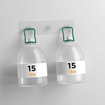 HBlife 2 PCS Shower Caddy Adhesive Shower Organizer, Black Shower Caddy with Soap Dish, No Drilling Stainless Steel Shower Shelf for inside Shower(Includes 4 Adhesive Strips and Removable Hooks)