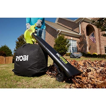 RYOBI Battery-Powered VacAttack for Leaf Vacuuming & Mulching