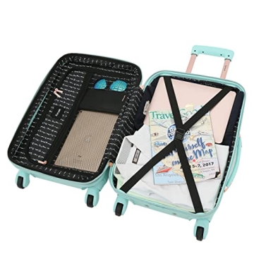 kensie Alma Hardside Luggage Set, Fashionable & Functional