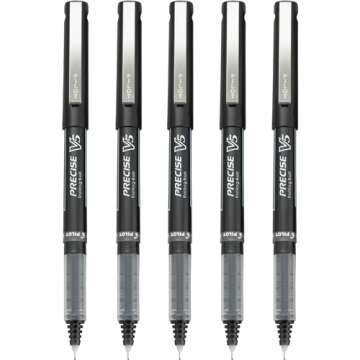 Pilot Precise V5 Rolling Ball Pens - 0.5mm Extra Fine Point