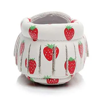 Bebila Cute Cartoon Baby Moccasins - Vegan Baby Girls Boys Shoes with Non-Skid Rubber Sole for First Walker Toddler Mermaid Printing (US 9.5M/6.30’’/16cm 2-3Years, Model-6)