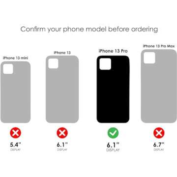 NYCPrimeTech iPhone 13 Pro Case/Slim & Soft Transparent Neon Pink Cover with Bumper Edge for iPhone 13 Pro/Cute Flexible & Stylish Protection // 6.1"(Hot Pink)