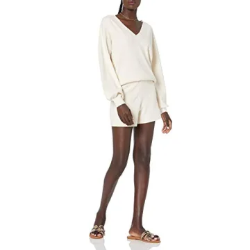 Supersoft Mia Bell Sleeve Sweater by The Drop - Whisper White