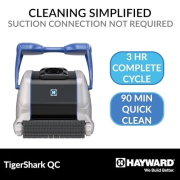 Hayward TigerShark QC Robotic Pool Cleaner for Easy Cleaning