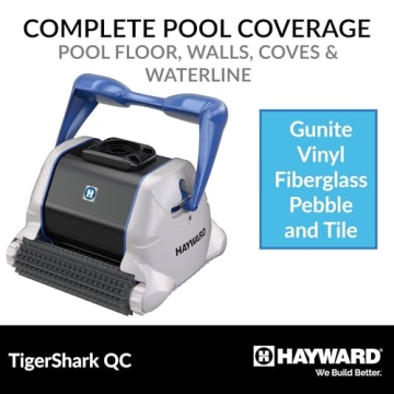 Hayward TigerShark QC Robotic Pool Cleaner for Easy Cleaning