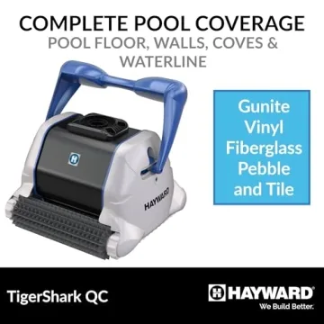 Hayward TigerShark QC Robotic Pool Cleaner for Easy Cleaning