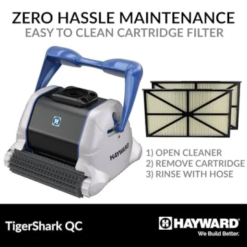 Hayward TigerShark QC Robotic Pool Cleaner for Easy Cleaning