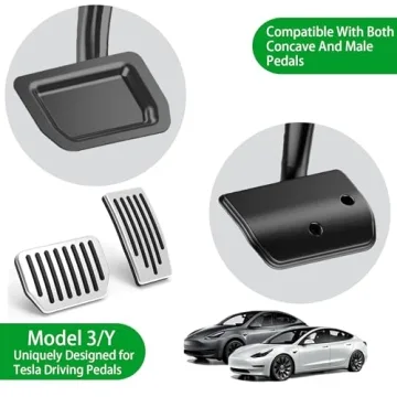 Topfit Performance Pedal Set for Tesla Model 3 and Y