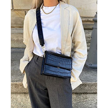 JW PEI Mini Flap Crossbody Bag in Elegant Black