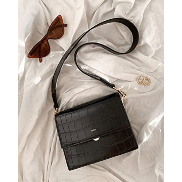 JW PEI Mini Flap Crossbody Bag in Elegant Black