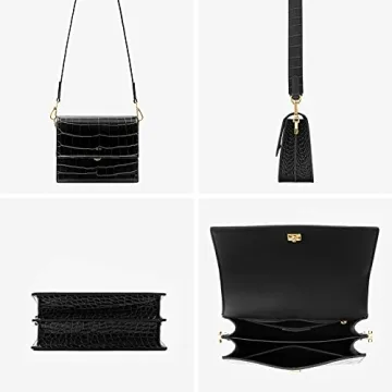 JW PEI Mini Flap Crossbody Bag in Elegant Black