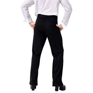 Men's Retro 70s Disco Fever Flared Pants for Parties