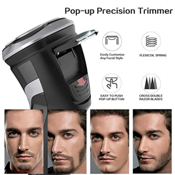MAX-T Electric Razor for Men, Rechargeable & Waterproof
