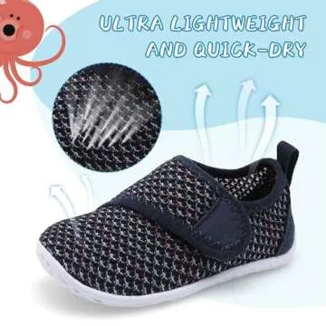 shopUAL Boys Girls Water Shoes Outdoor Aqua Socks Toddler Swim Shoes Sport Walking Beach Water Shoes...
