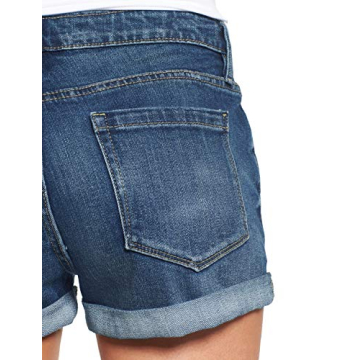 luvamia Women's High Waisted Ripped Denim Shorts