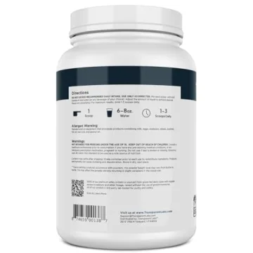 Transparent Labs Grass-Fed Whey Protein Isolate 28g Protein