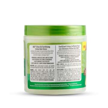 ORS Olive Oil Fortifying Cream Hair Dress Infused with Castor Oil for Strengthening 6 Ounces