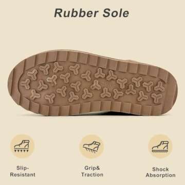 Women Suede Classic Ultra Mini Snow Boots, Faux Fur Lined Slip On Ankle Winter Booties, Womens Warm No Slip Short Boot, Botas De Invierno Para Mujer