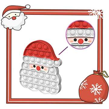 Christmas Pop Fidget Toys for Kids & Adults Stress Relief